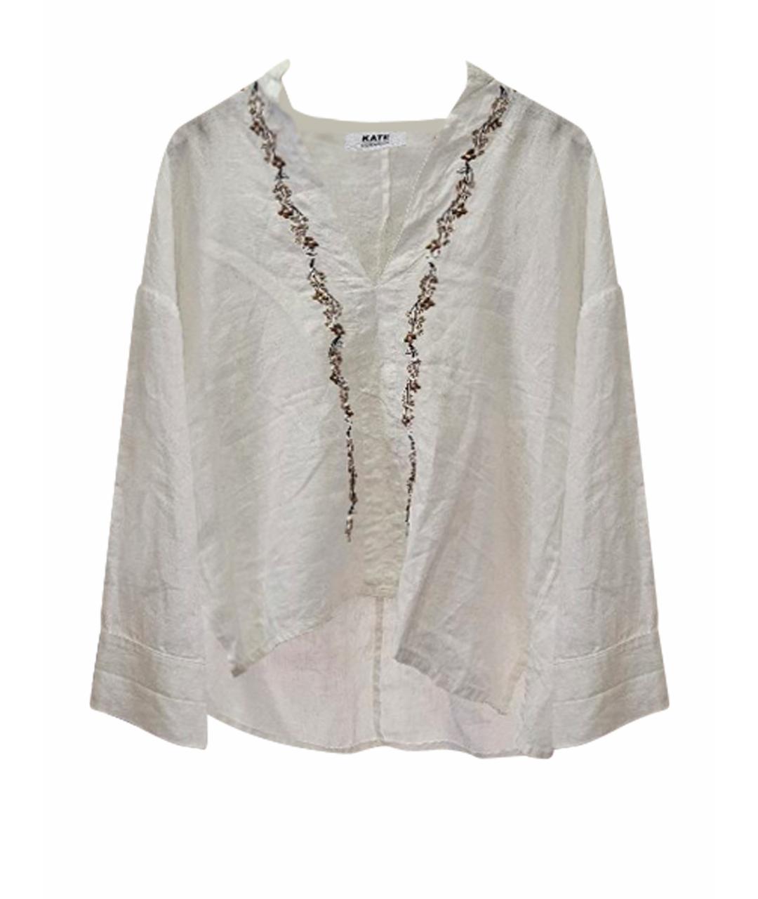 KATE SPADE Белая льняная рубашка, фото 1