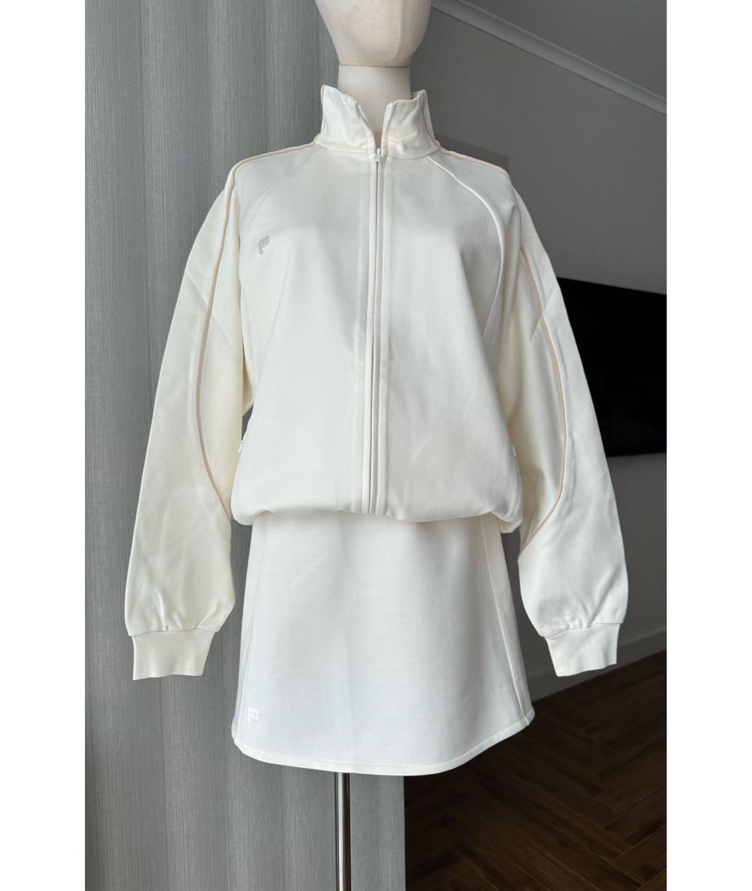 THE PANGAIA Белый хлопковый костюм с юбками, фото 5