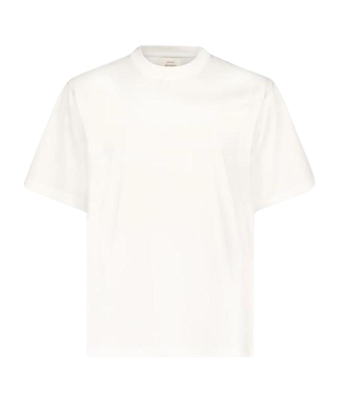 LOULOU DE SAISON Белая хлопковая футболка, фото 1