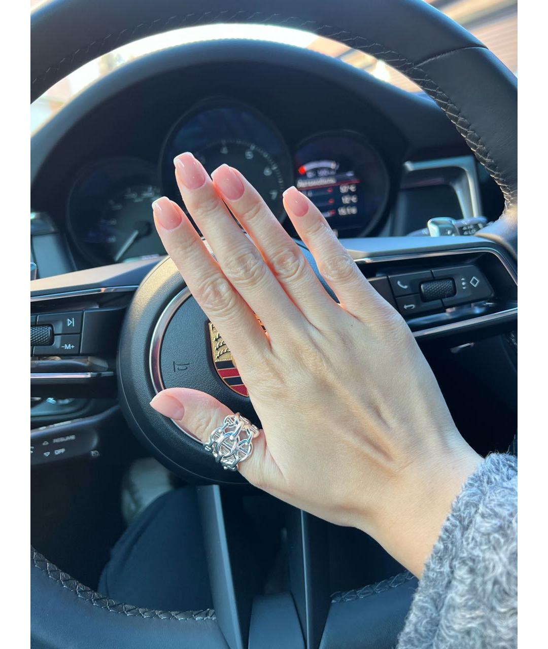 HERMES Серебряное серебряное кольцо, фото 3