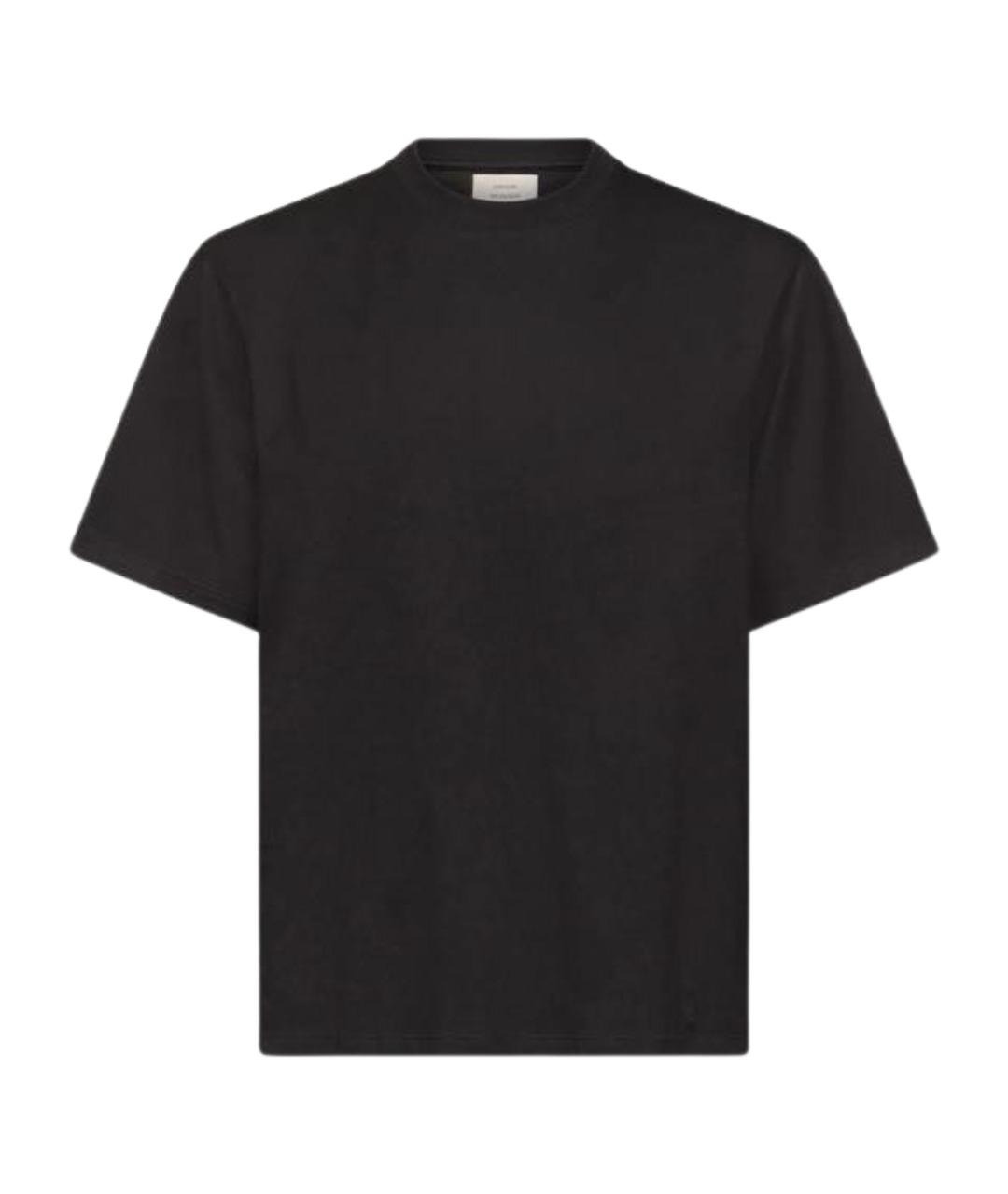 LOULOU DE SAISON Черная хлопковая футболка, фото 1