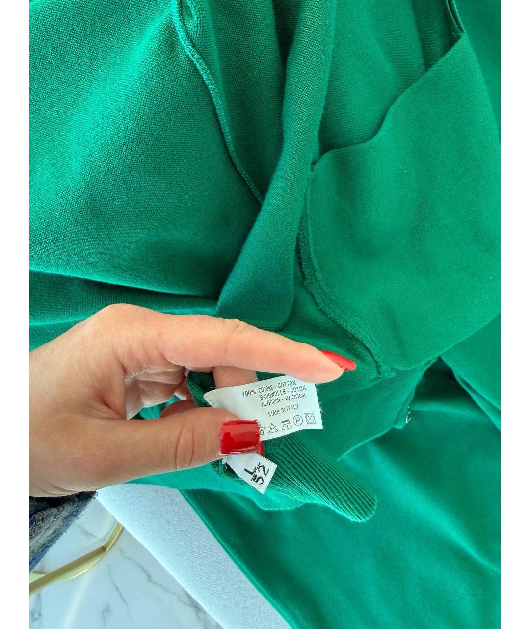 KITON Зеленый хлопковый спортивный костюм, фото 6