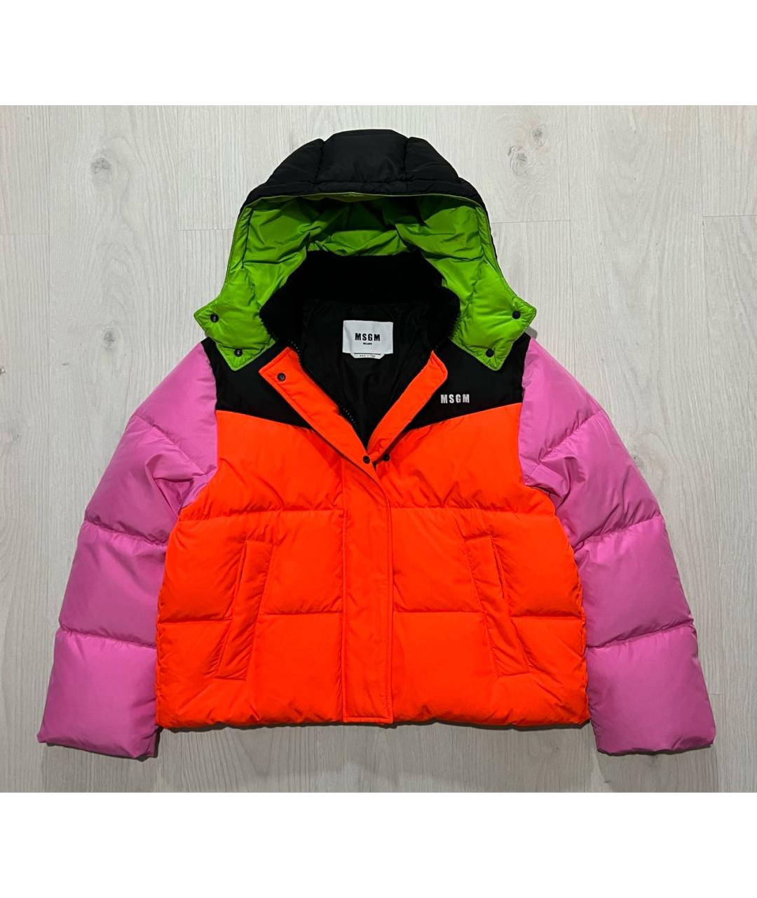 MSGM Мульти полиамидовый пуховик, фото 3