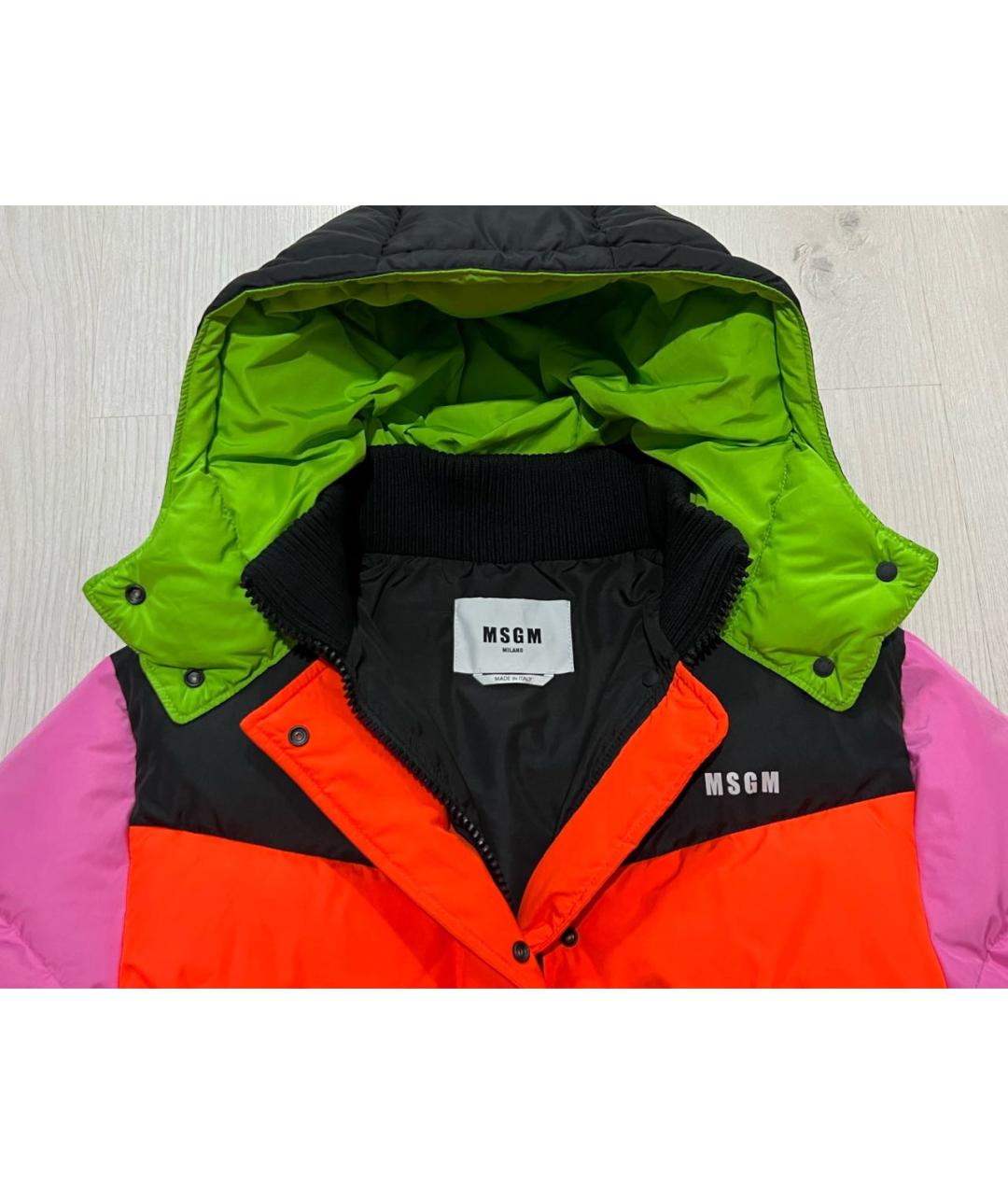 MSGM Мульти полиамидовый пуховик, фото 4