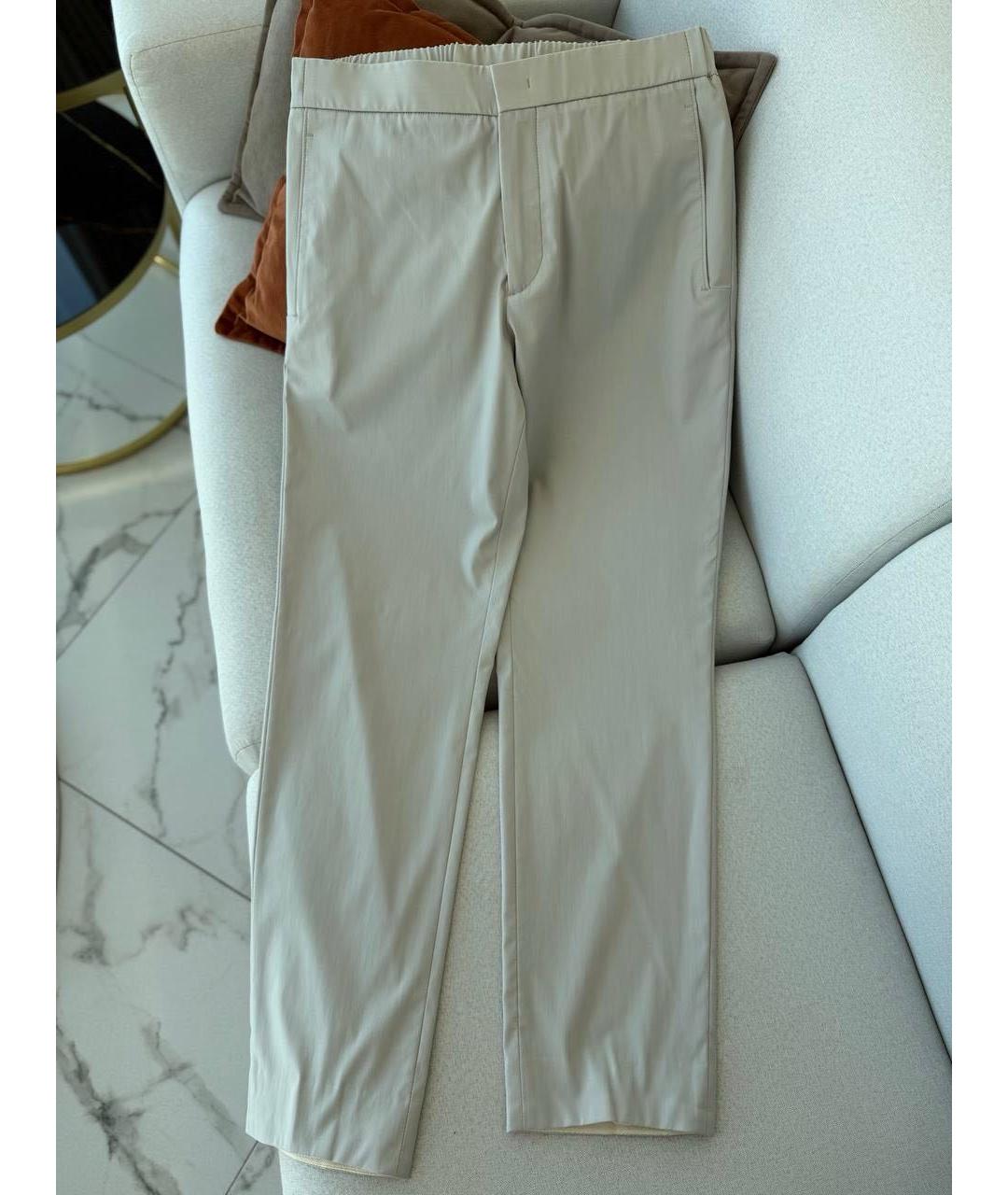 LORO PIANA Бежевый шерстяной спортивный костюм, фото 2