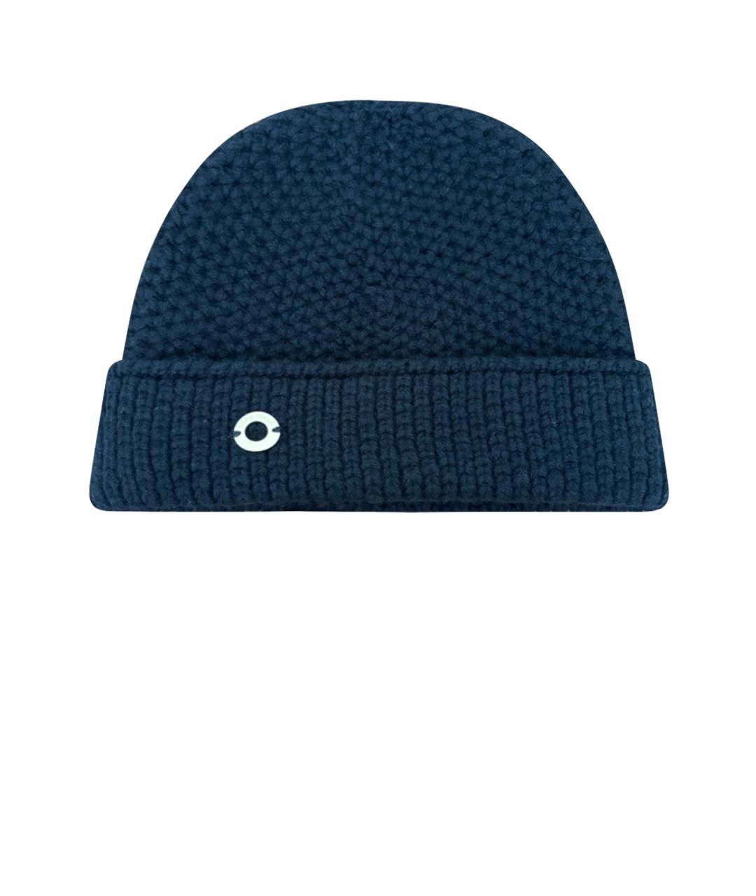 LORO PIANA Темно-синяя кашемировая шапка, фото 6