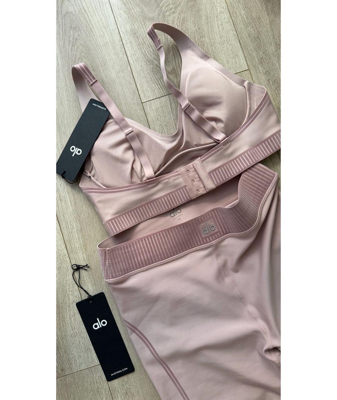 ALO YOGA Розовый полиэстеровый спортивные костюмы, фото 6