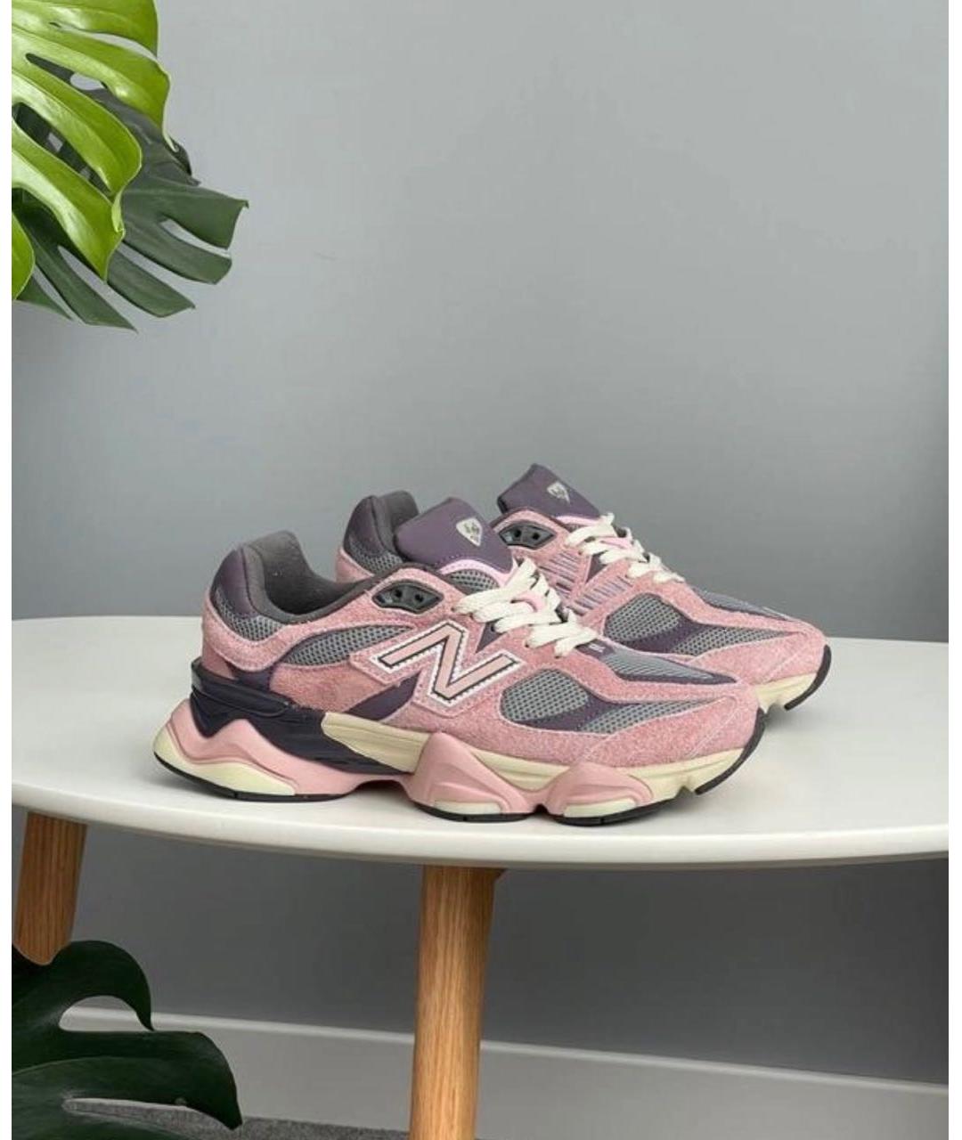 NEW BALANCE Розовые замшевые кроссовки, фото 5