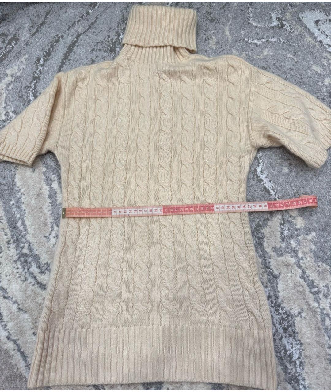 RALPH LAUREN Бежевый кашемировый джемпер / свитер, фото 2