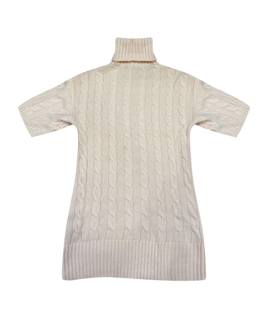 RALPH LAUREN Бежевый кашемировый джемпер / свитер, фото 1