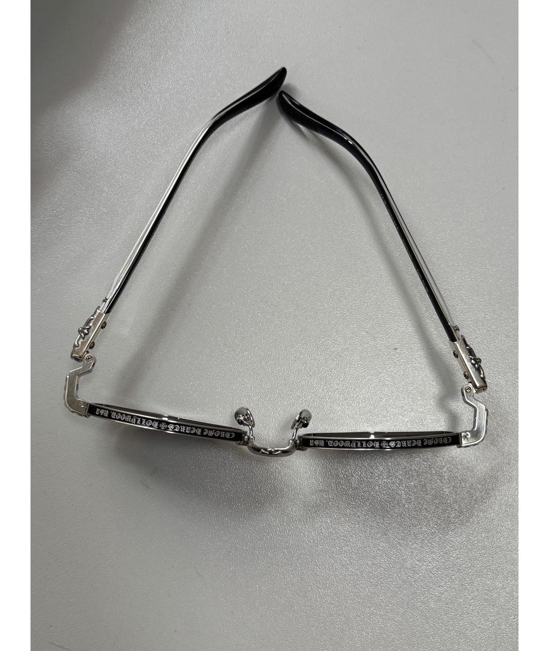 CHROME HEARTS Серебряные металлические солнцезащитные очки, фото 6