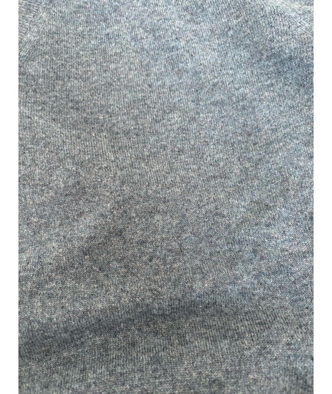 LORO PIANA Синий кашемировый джемпер / свитер, фото 4