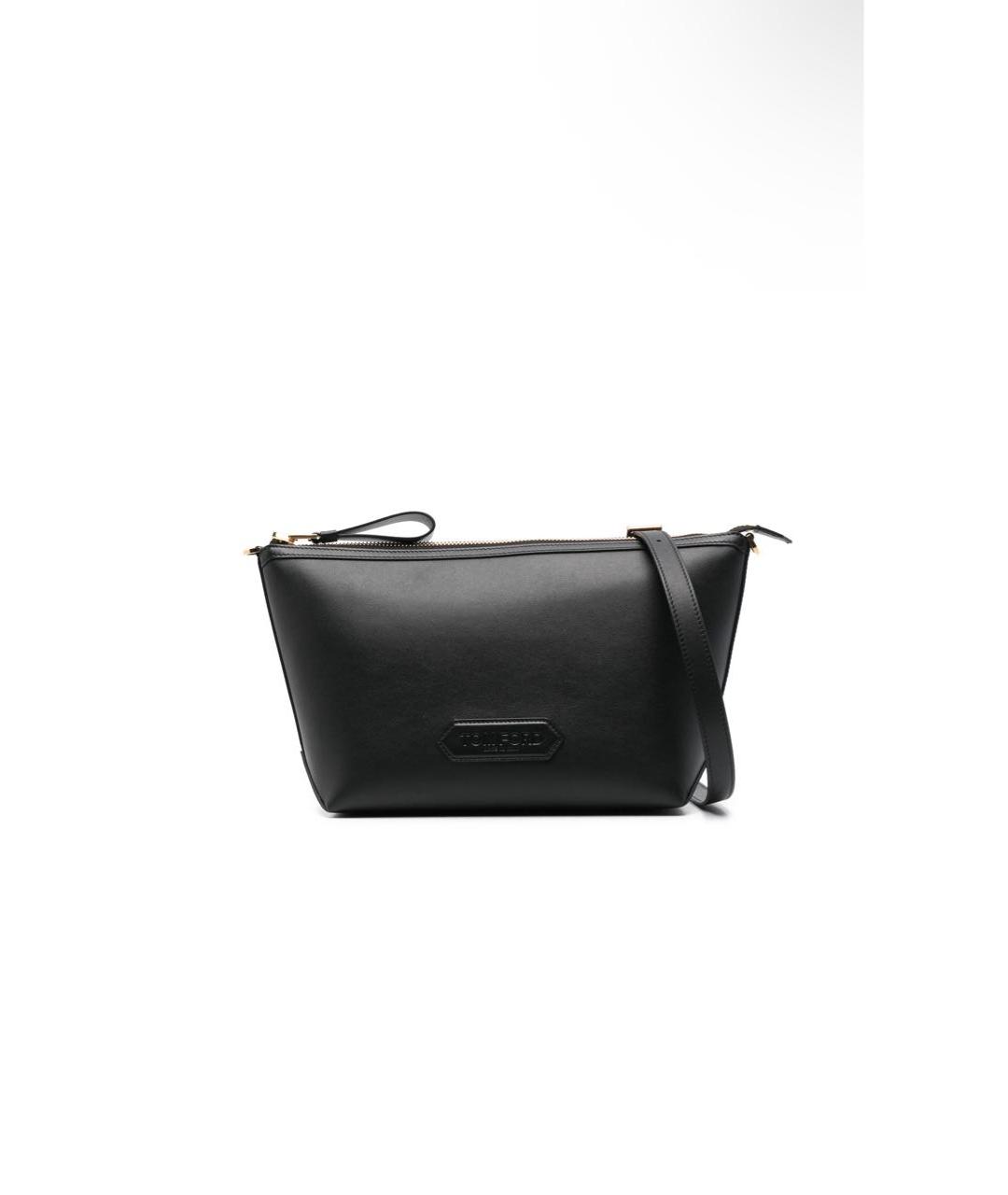 TOM FORD Черная кожаная сумка на плечо, фото 5