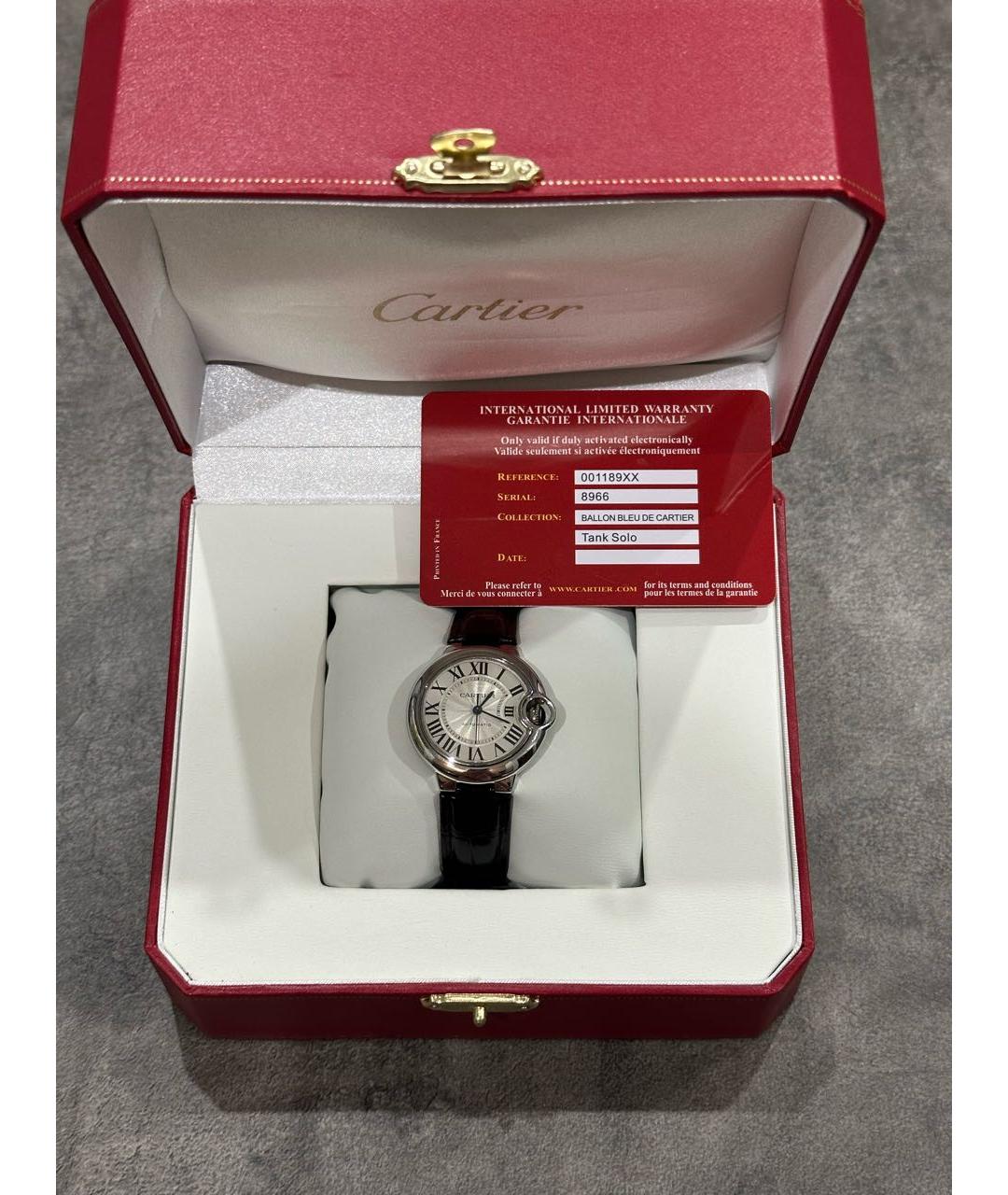 CARTIER Серебряные часы из белого золота, фото 6