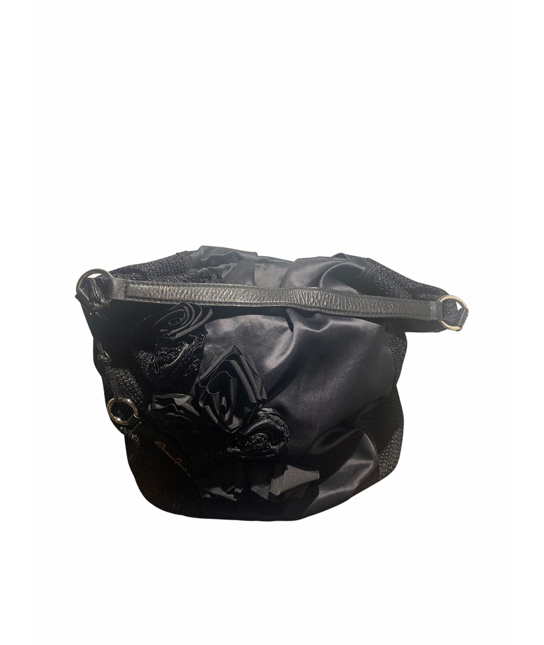 ERMANNO SCERVINO Черный тканевый рюкзак, фото 1