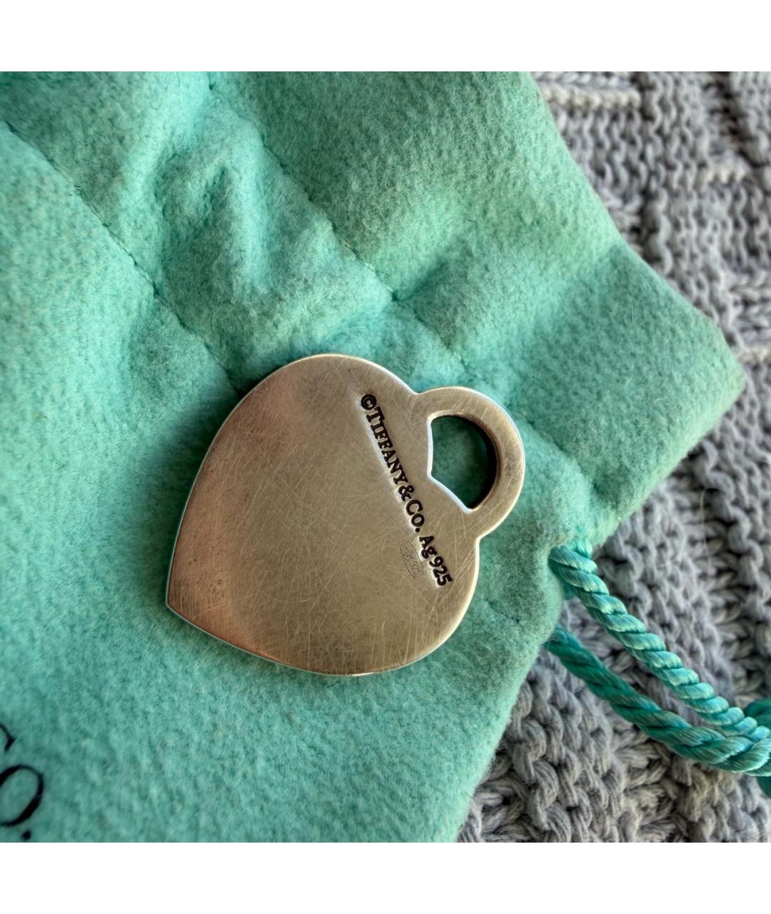 TIFFANY&CO Серебрянный серебряный кулон, фото 4