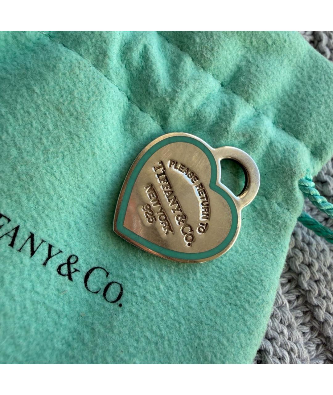 TIFFANY&CO Серебрянный серебряный кулон, фото 3