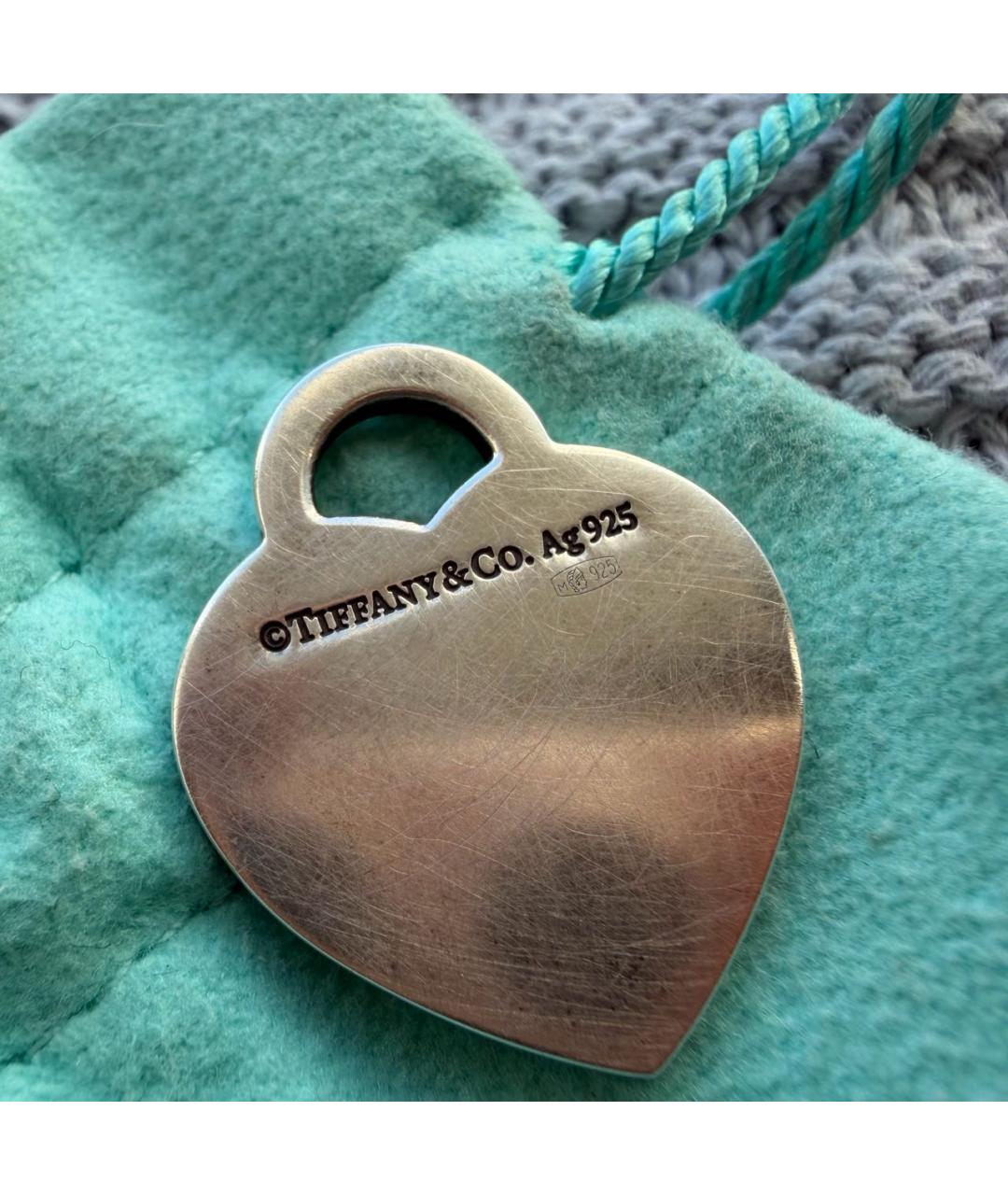 TIFFANY&CO Серебрянный серебряный кулон, фото 5