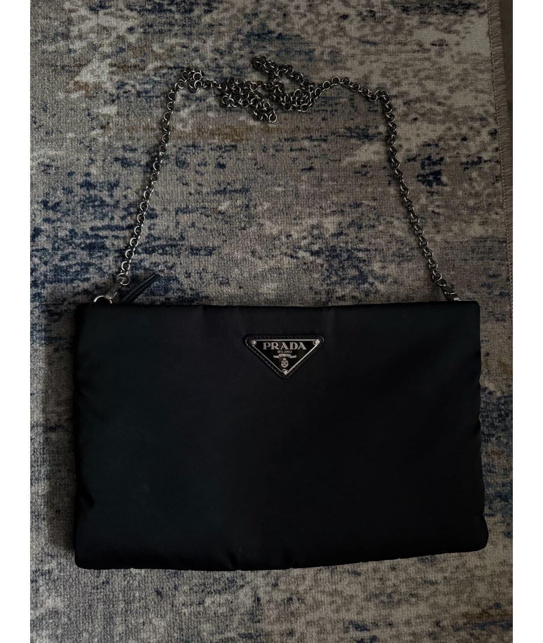 PRADA Черная сумка через плечо, фото 5