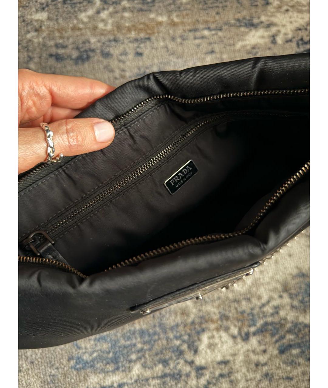 PRADA Черная сумка через плечо, фото 3