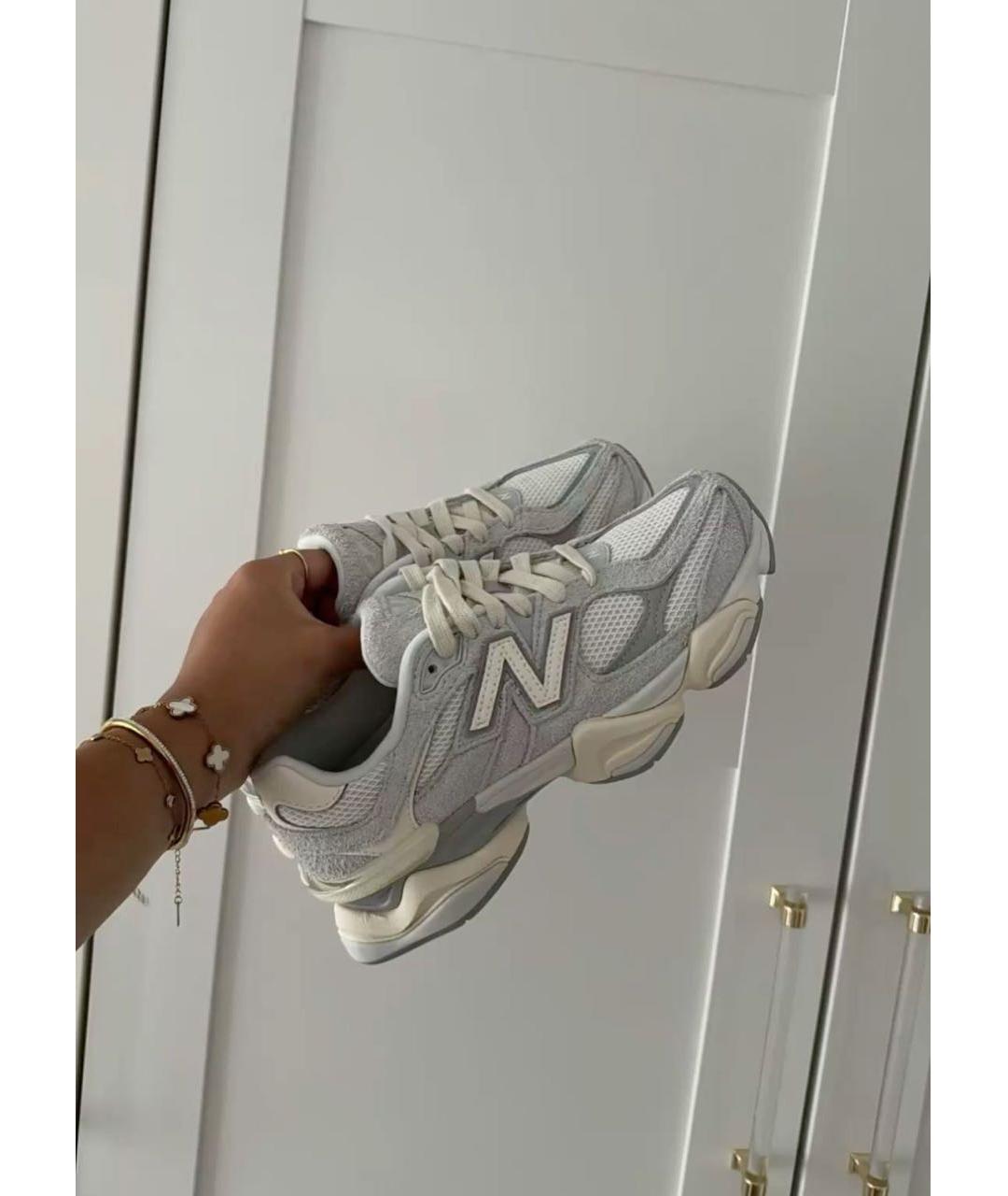 NEW BALANCE Серые замшевые кроссовки, фото 6