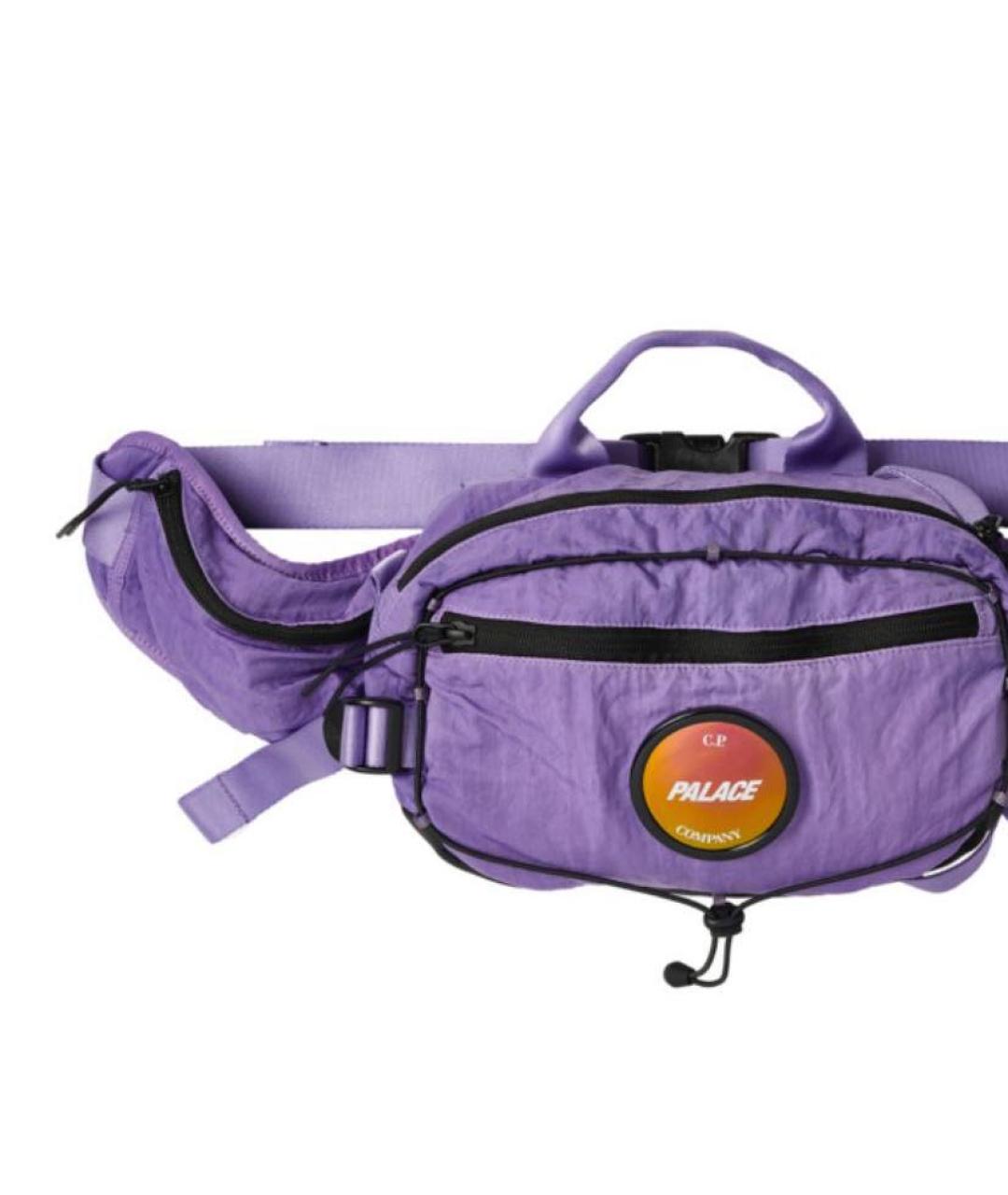 CP COMPANY Фиолетовая поясная сумка, фото 2