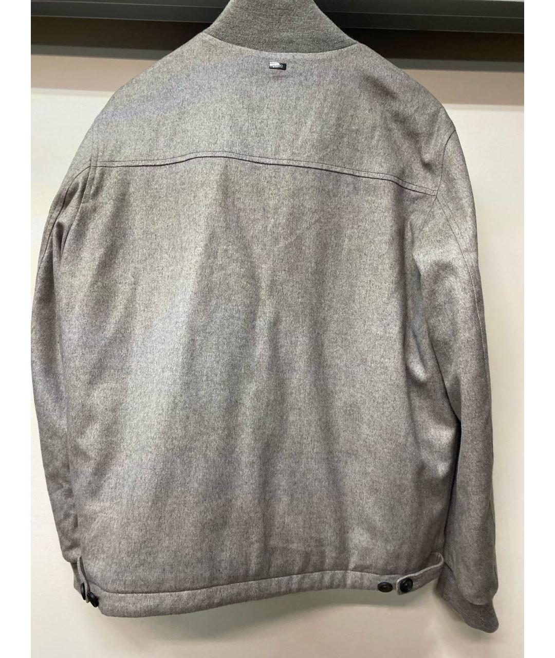 HERNO Серая кашемировая куртка, фото 2