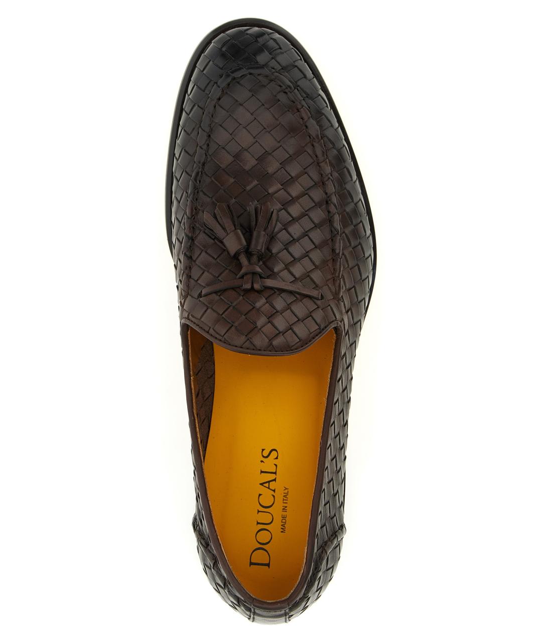 DOUCAL'S Коричневые кожаные лоферы, фото 4