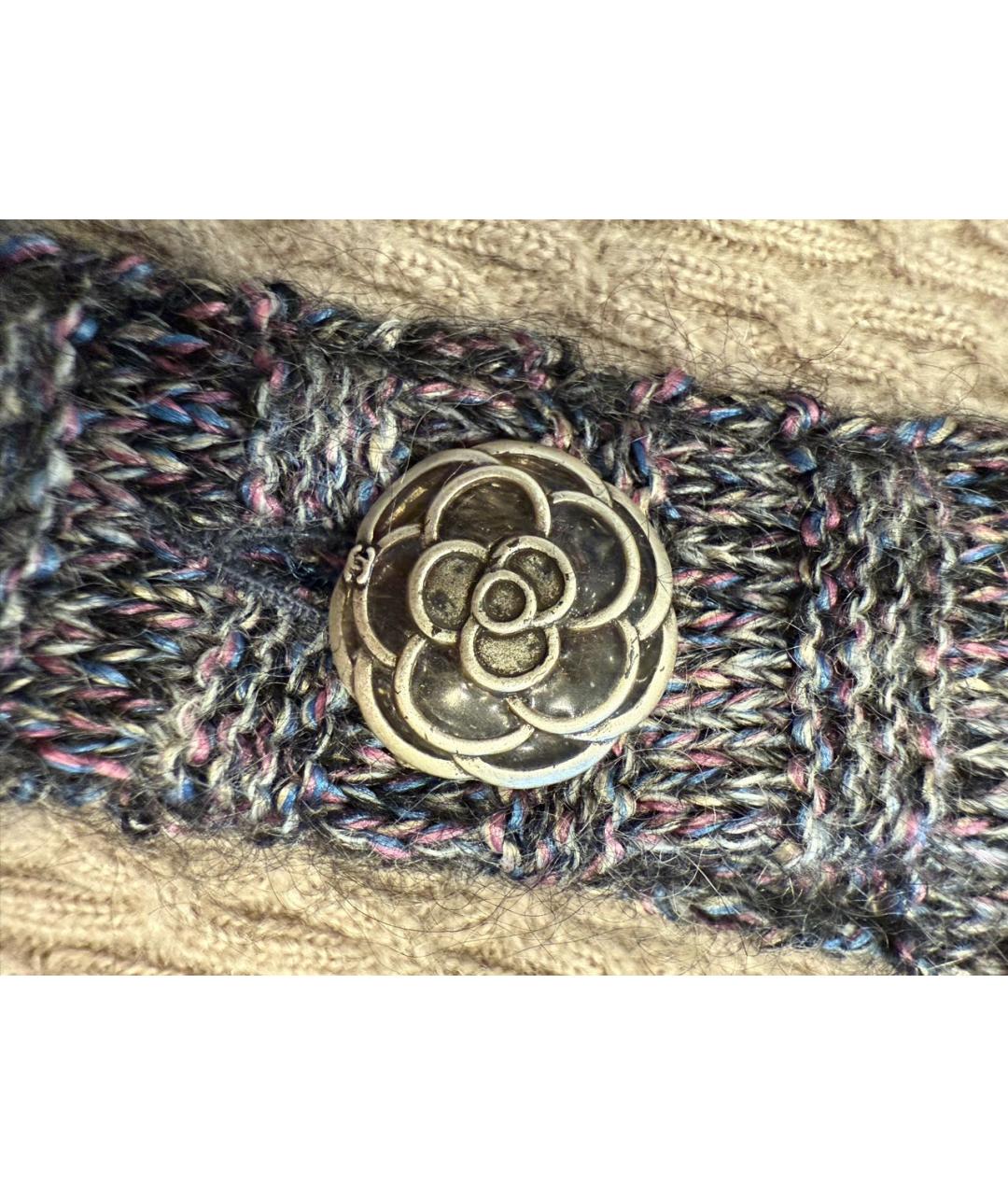 CHANEL Бежевое кашемировое повседневное платье, фото 3