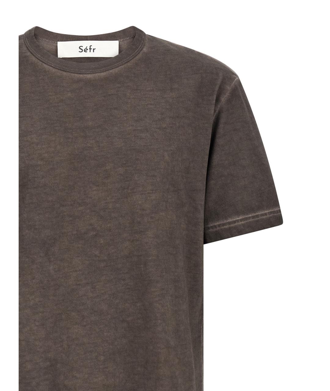 SEFR Серая хлопковая футболка, фото 3