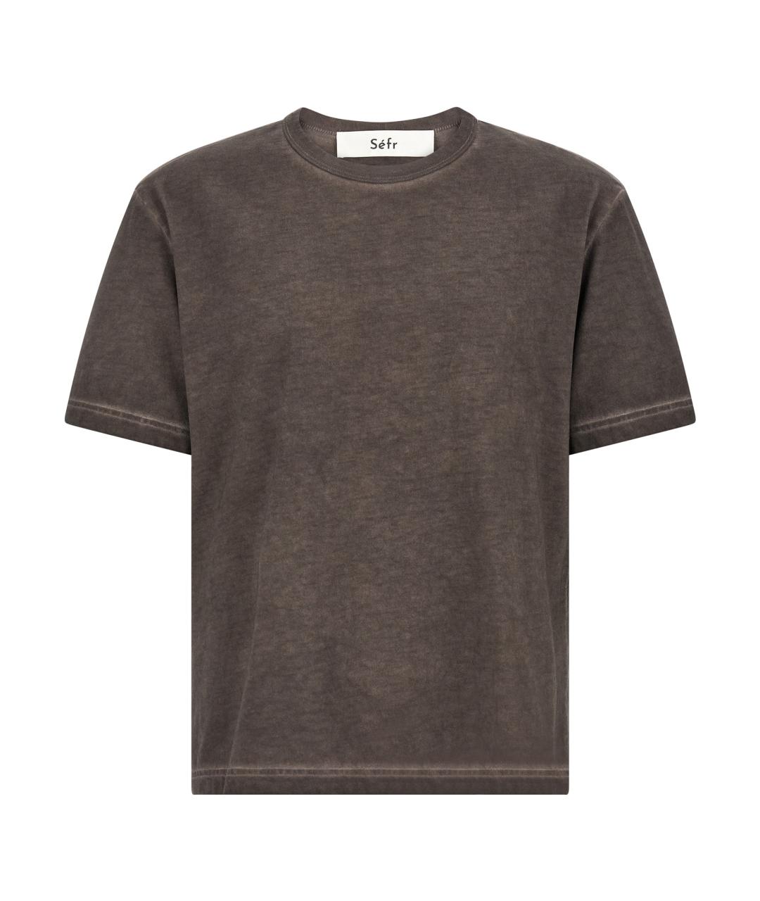 SEFR Серая хлопковая футболка, фото 1