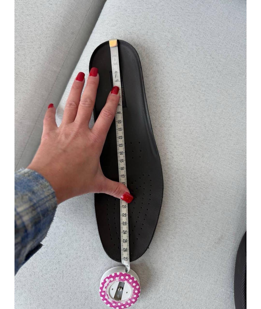 ERMENEGILDO ZEGNA XXX Коричневые кожаные низкие кроссовки / кеды, фото 4