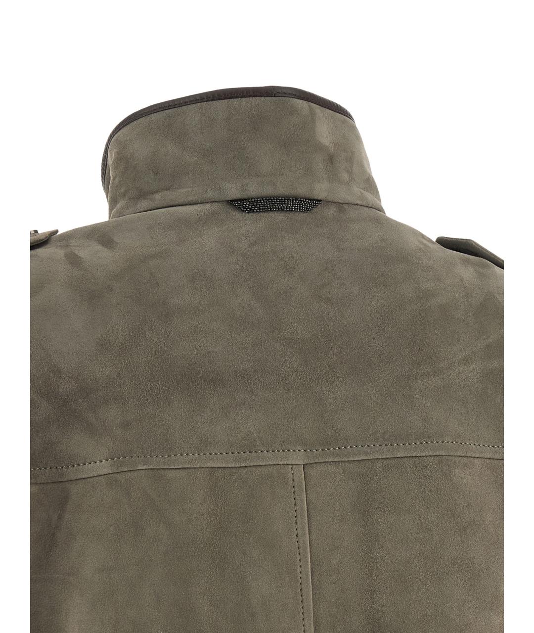 BRUNELLO CUCINELLI Мульти кожаная куртка, фото 5