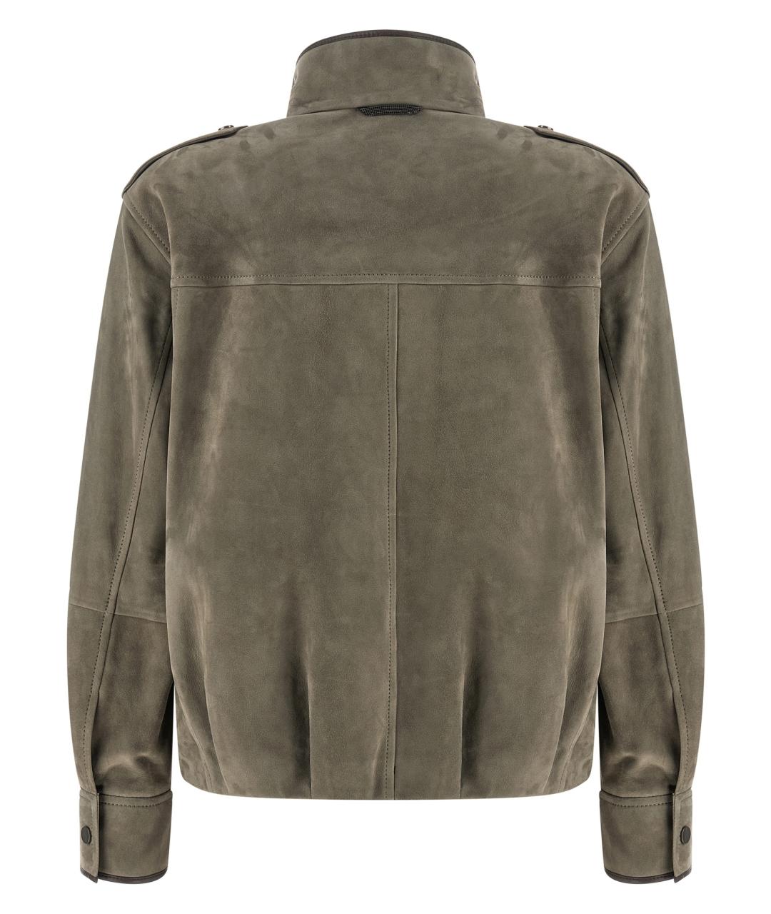 BRUNELLO CUCINELLI Мульти кожаная куртка, фото 2