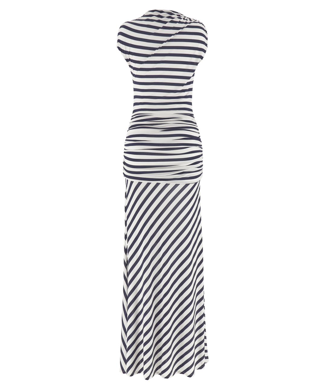 SELF-PORTRAIT Синее вискозное платье, фото 2