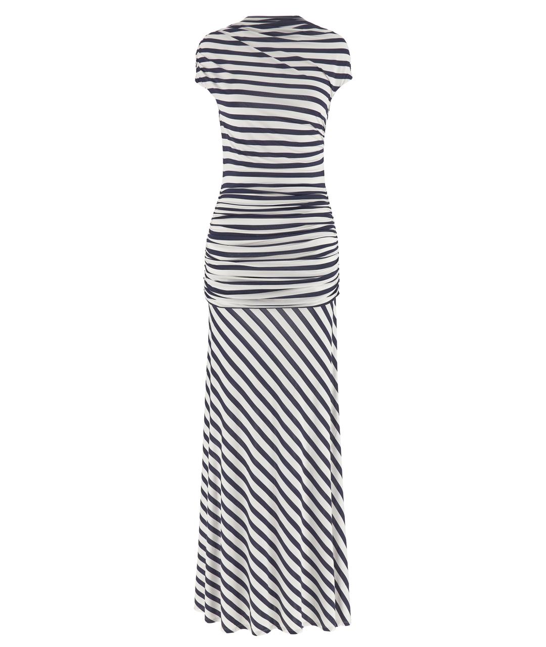 SELF-PORTRAIT Синее вискозное платье, фото 1