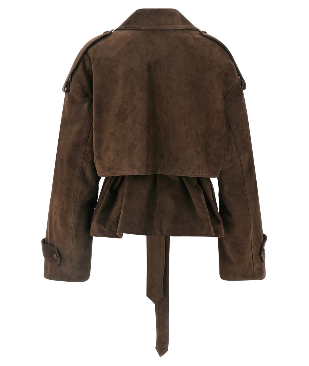 ARMARIUM Коричневая замшевая куртка, фото 2