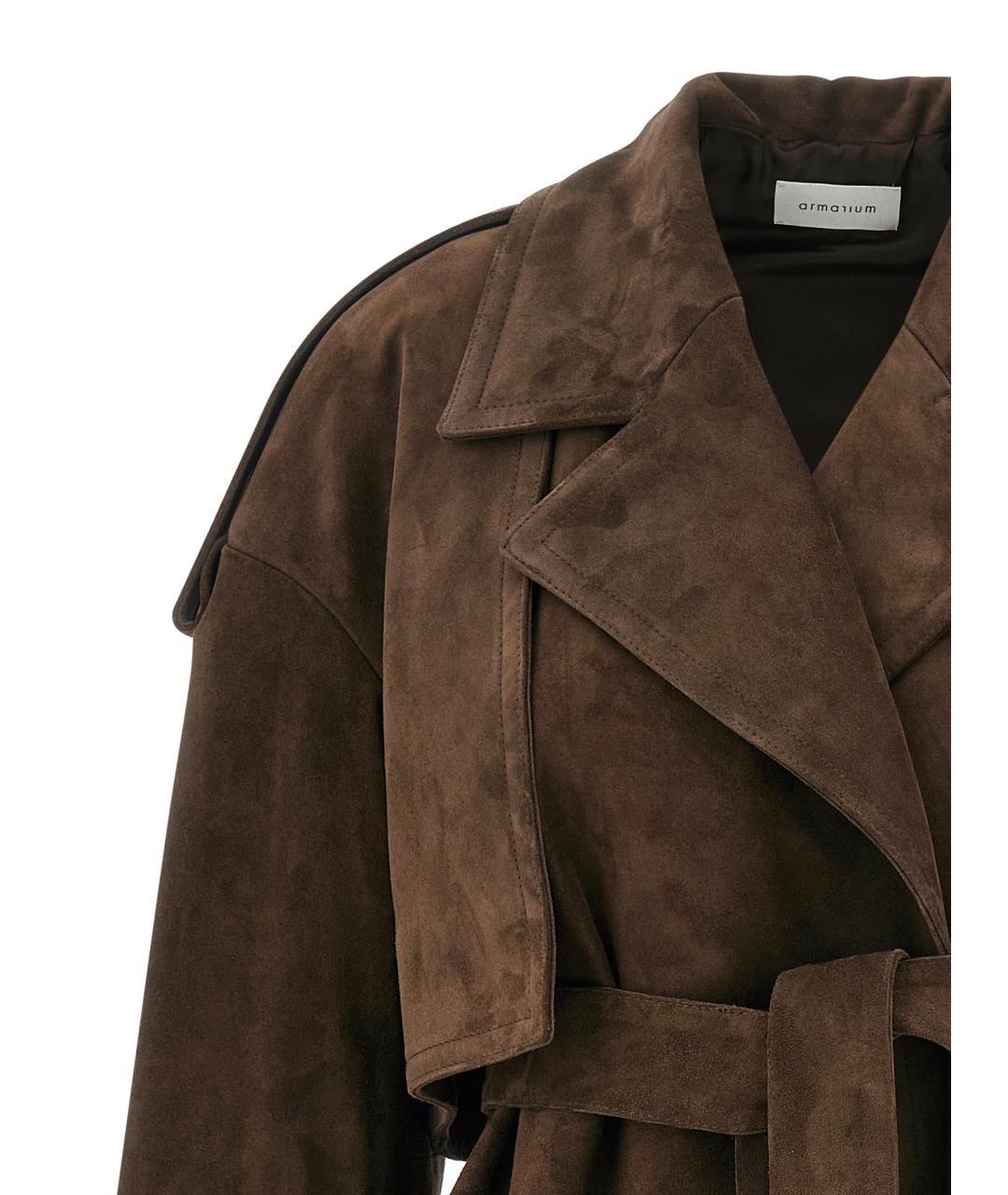 ARMARIUM Коричневая замшевая куртка, фото 3