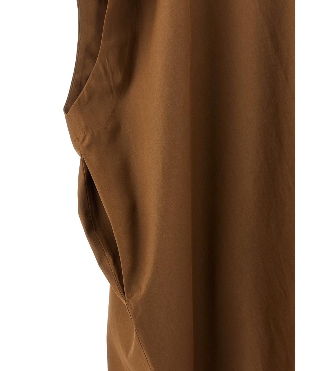 ARMARIUM Коричневое хлопковое платье, фото 4