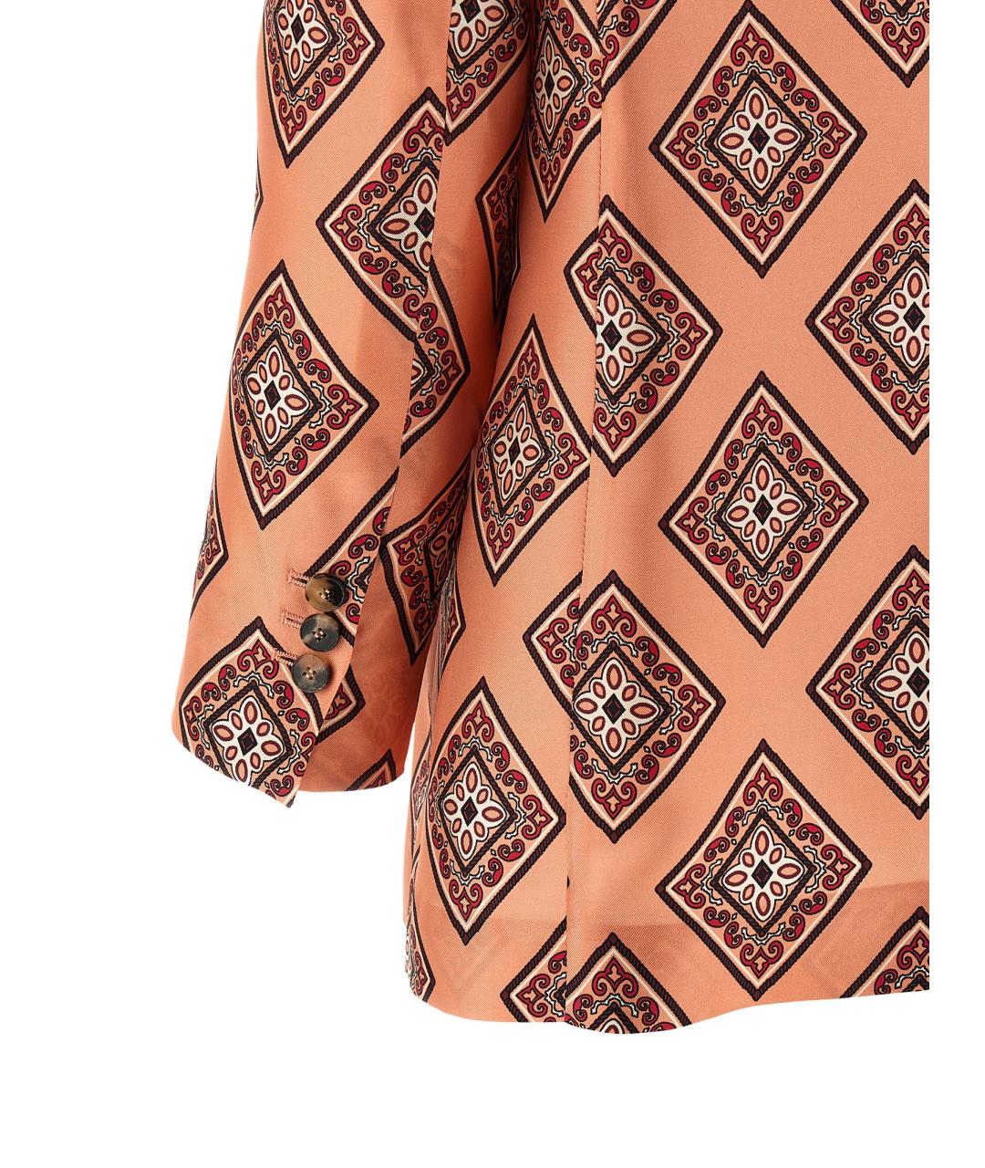 ALBERTO BIANI Розовый шелковый жакет/пиджак, фото 4