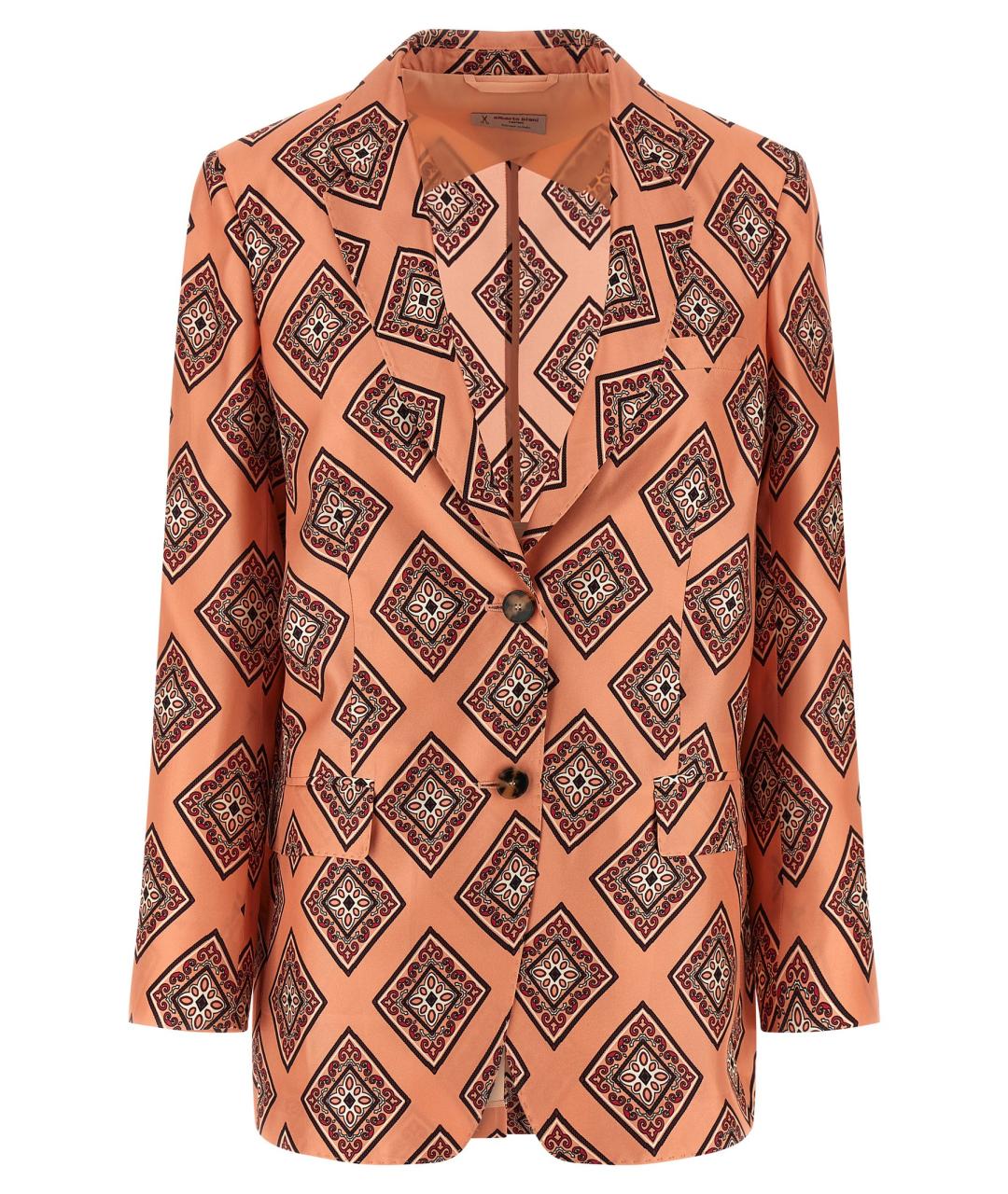 ALBERTO BIANI Розовый шелковый жакет/пиджак, фото 1