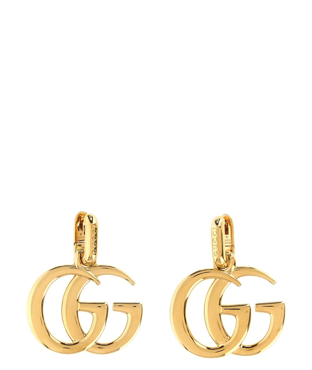 GUCCI Золотые металлические серьги, фото 1