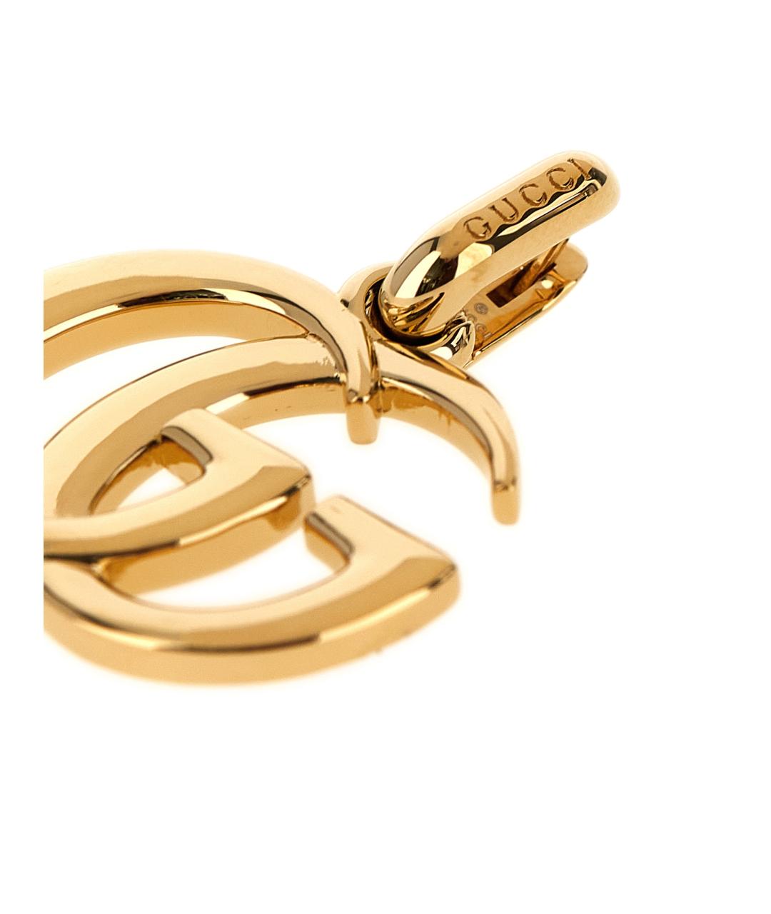 GUCCI Золотые металлические серьги, фото 3