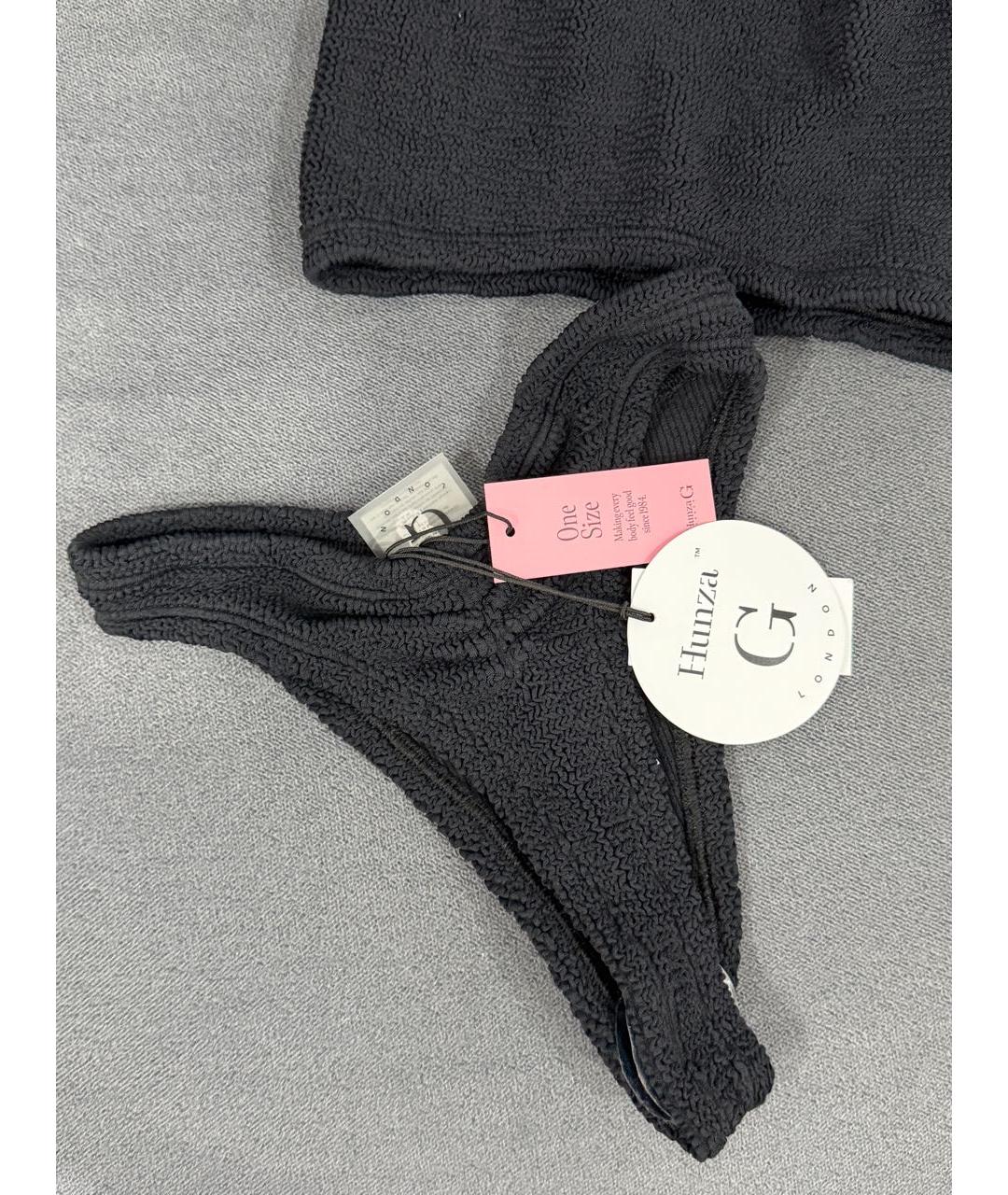 HUNZA G Черный купальник, фото 2