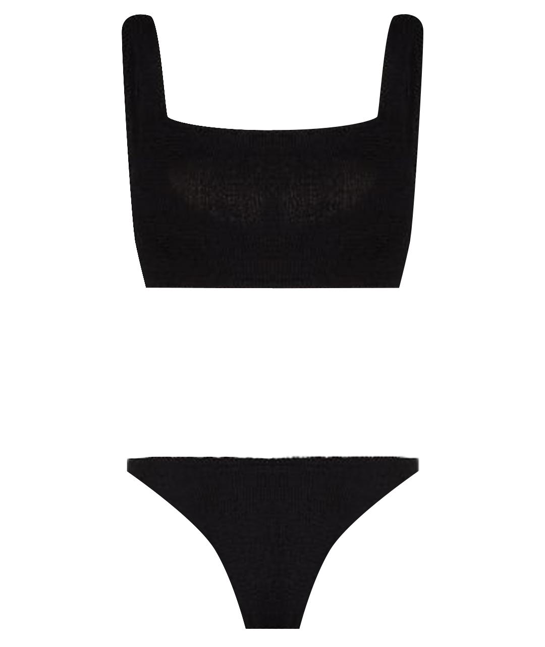 HUNZA G Черный купальник, фото 1