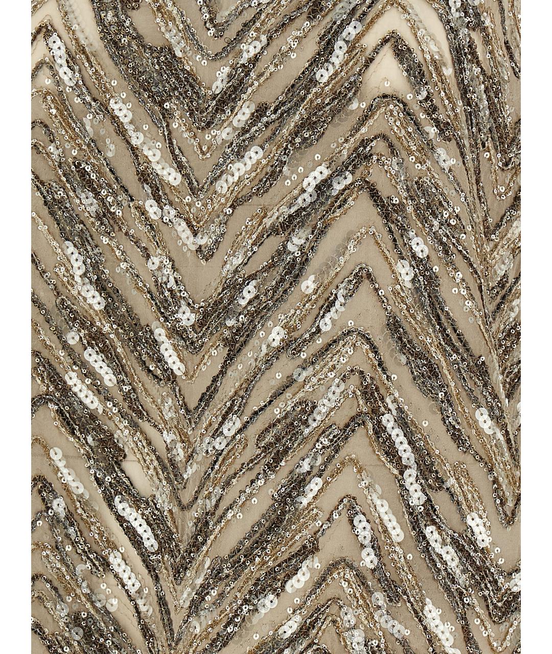 BRUNELLO CUCINELLI Бежевая шелковая майка, фото 4