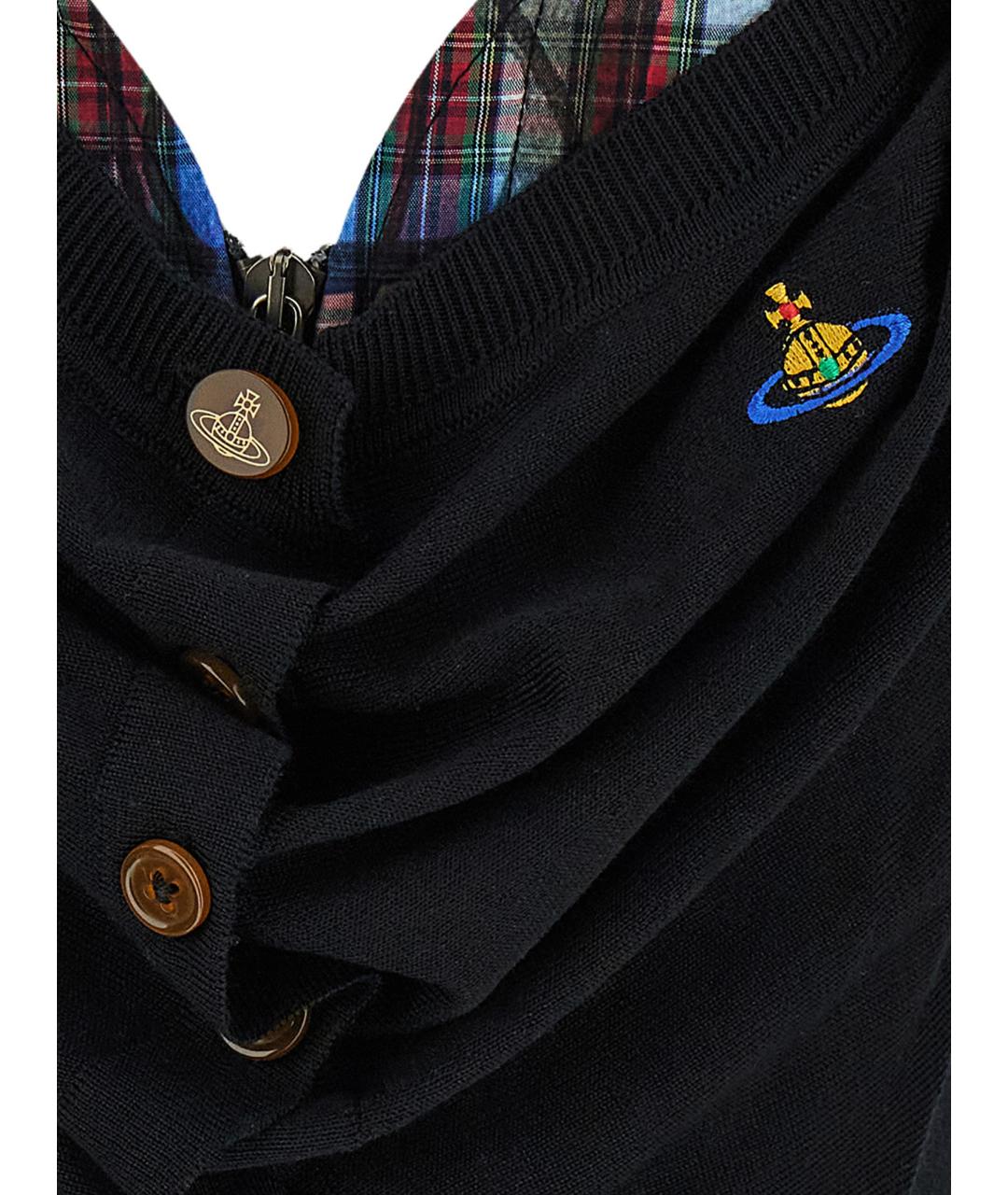 VIVIENNE WESTWOOD Черный шерстяной кардиган, фото 4