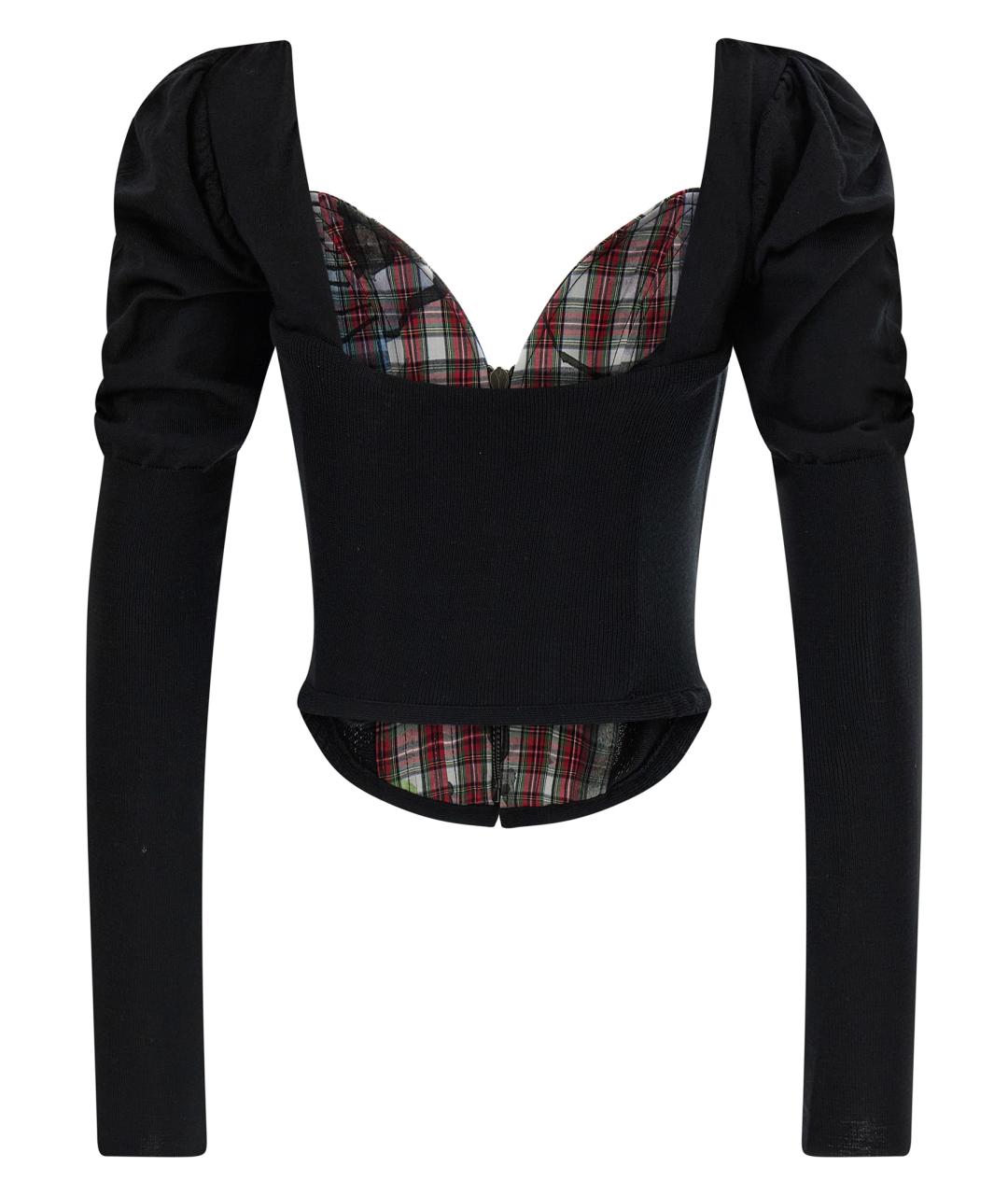 VIVIENNE WESTWOOD Черный шерстяной кардиган, фото 2