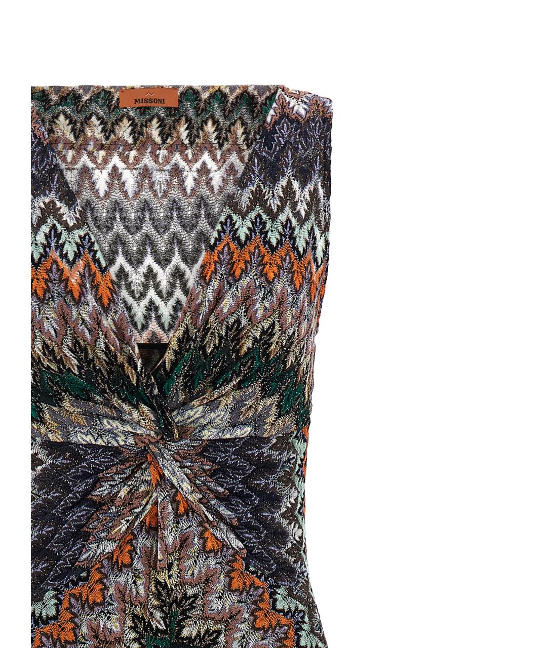 MISSONI Мульти вискозное повседневное платье, фото 3