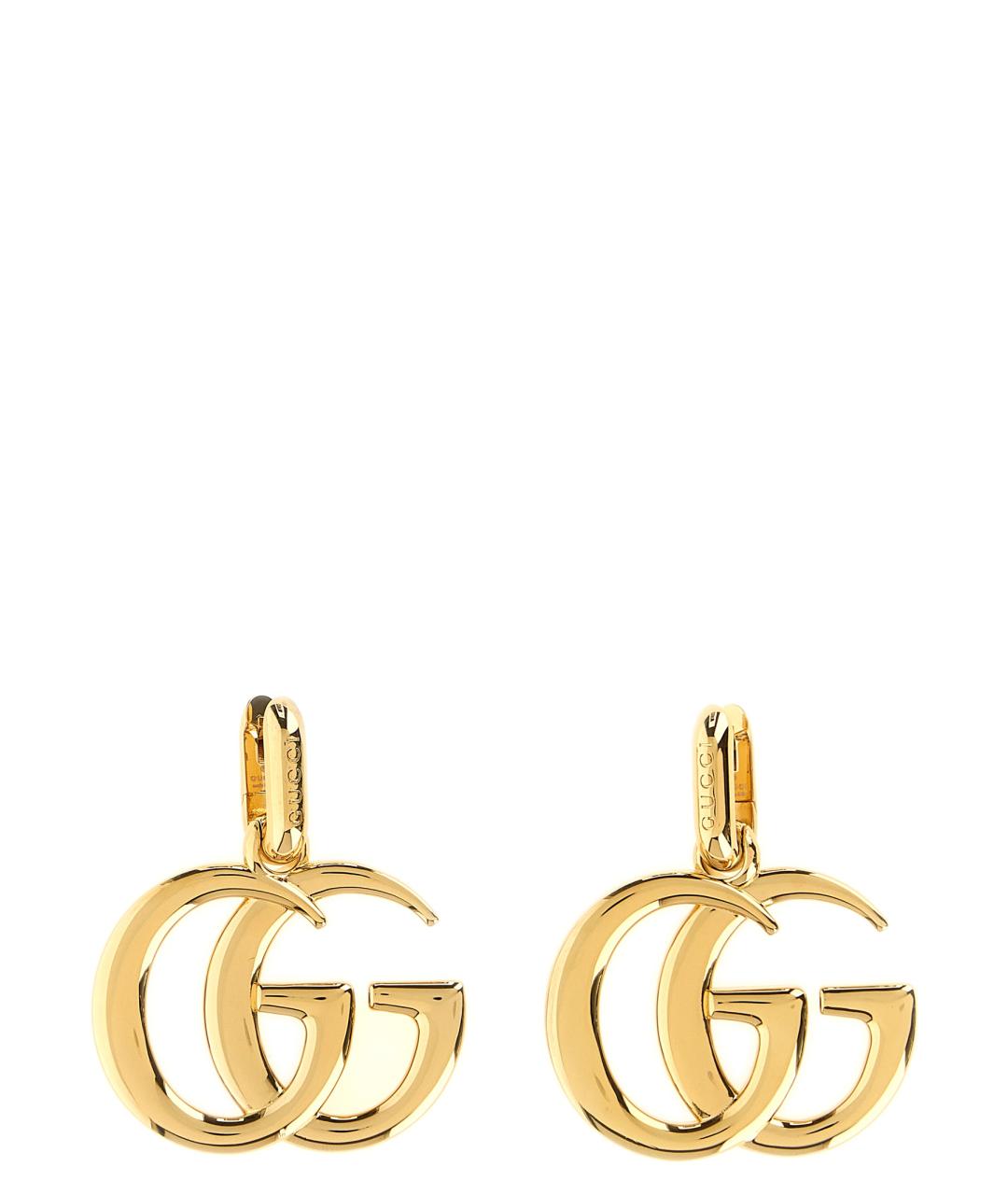 GUCCI Золотые металлические серьги, фото 1